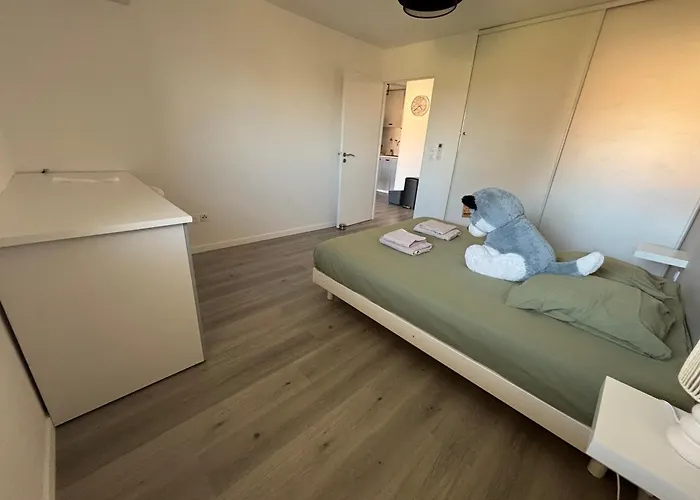 T2 Moderne Climatise Avec Parking Appartement