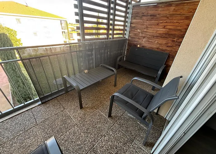 T2 Moderne Climatise Avec Parking Apartman Saint-Laurent-de-la-Salanque